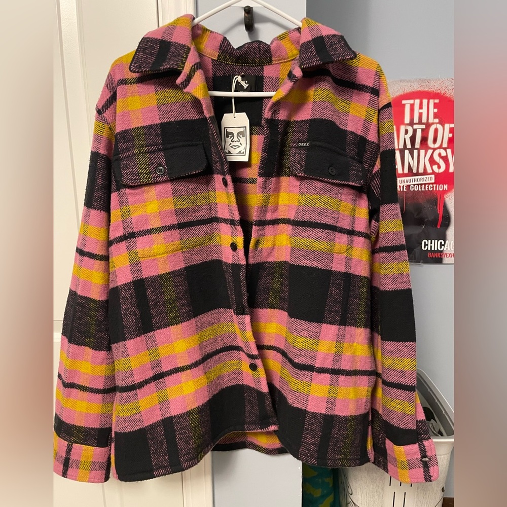 OBEY Shacket/Button Up Shirt